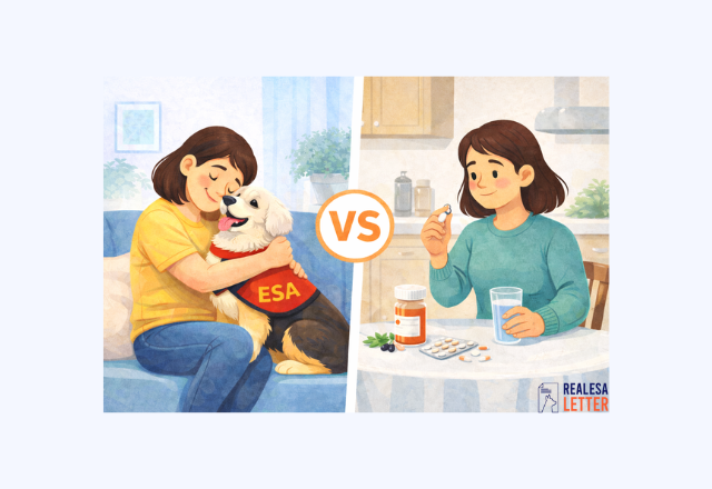 ESA vs Medication for Anxiety