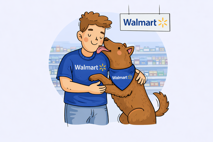 Can You Take Your Dog Shopping at Walmart Stores?