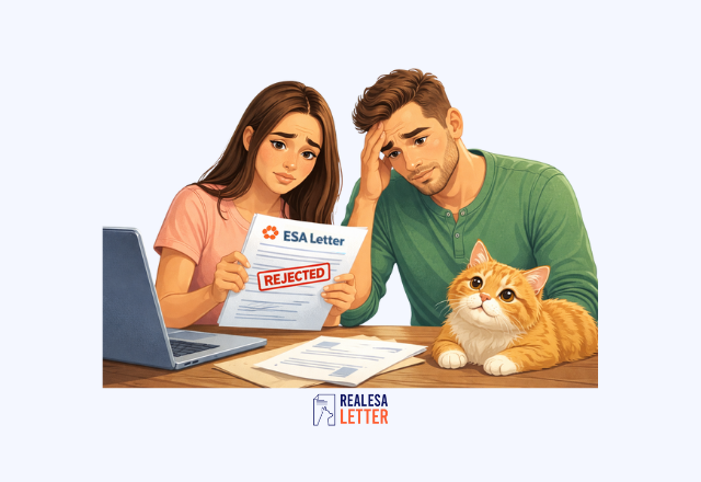 Why Your ESA Letter Was Rejected