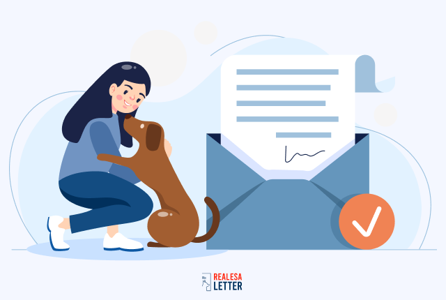 ESA Letter Requirements