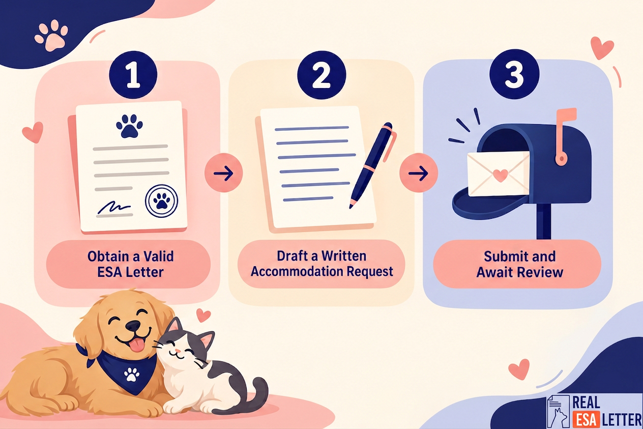 Steps to Request an ESA Pet Deposit Waiver