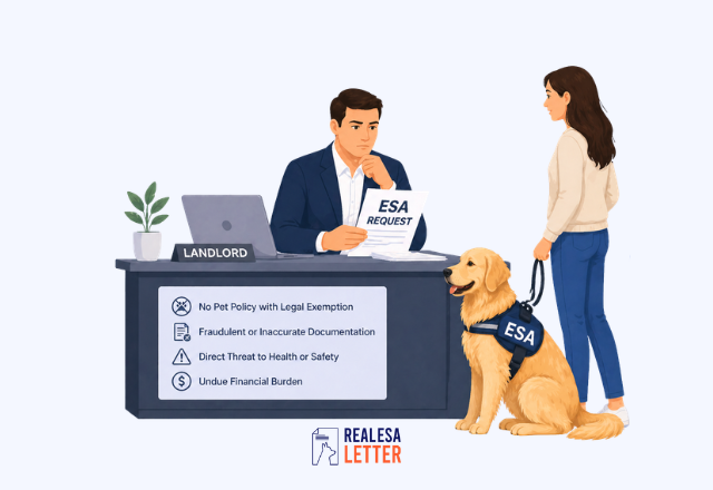 when-can-landlord-reject-esa